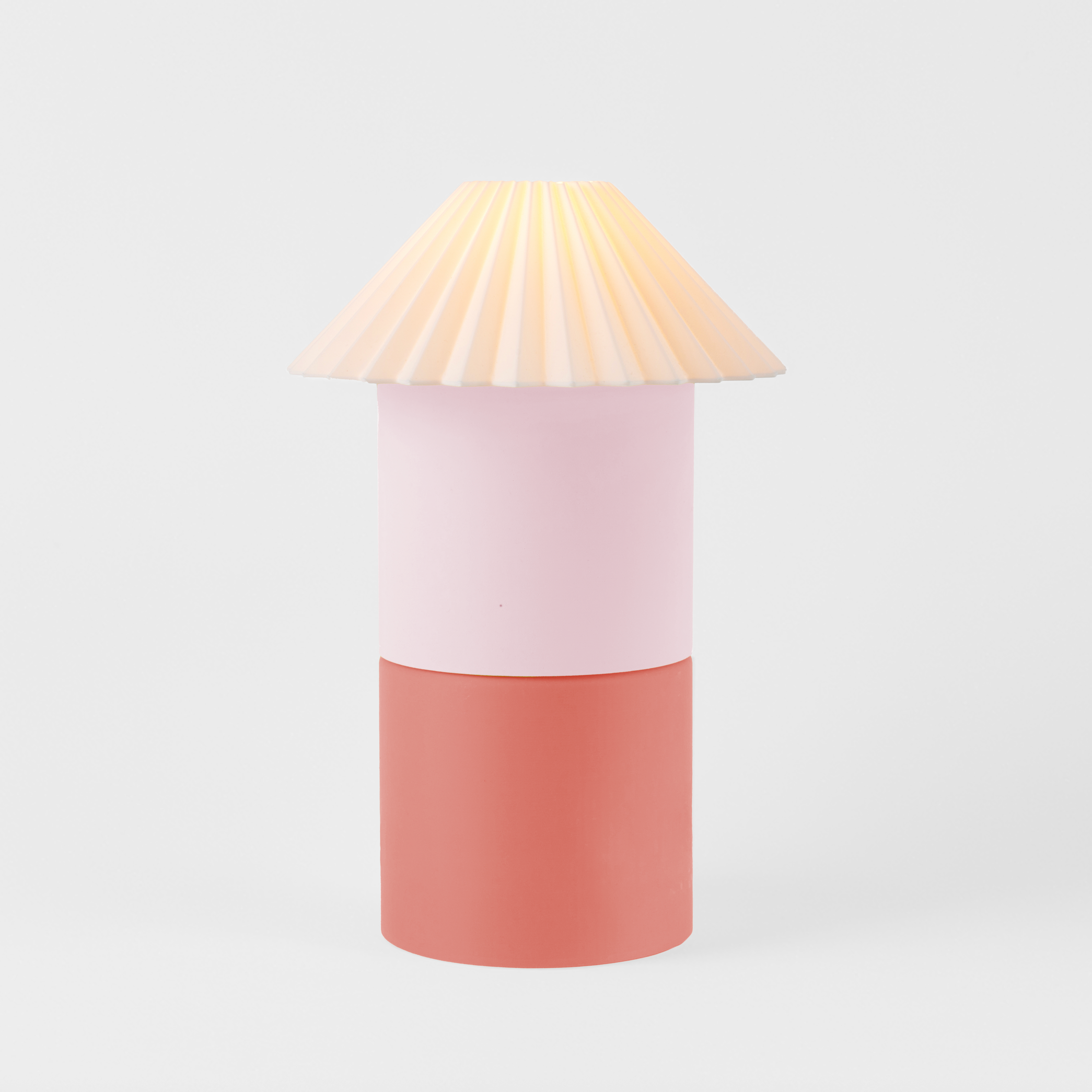 Cici Lamp – Large in Cherry by Nella Home – colorful, modular, stackable table lamp
Cute aesthetic colorful lamp for dopamine decor lovers
Modular, Scandinavian style modern lighting in Cherry – sustainable PLA table lamp
Two-toned Color-block home decor – Cherry Cici Large