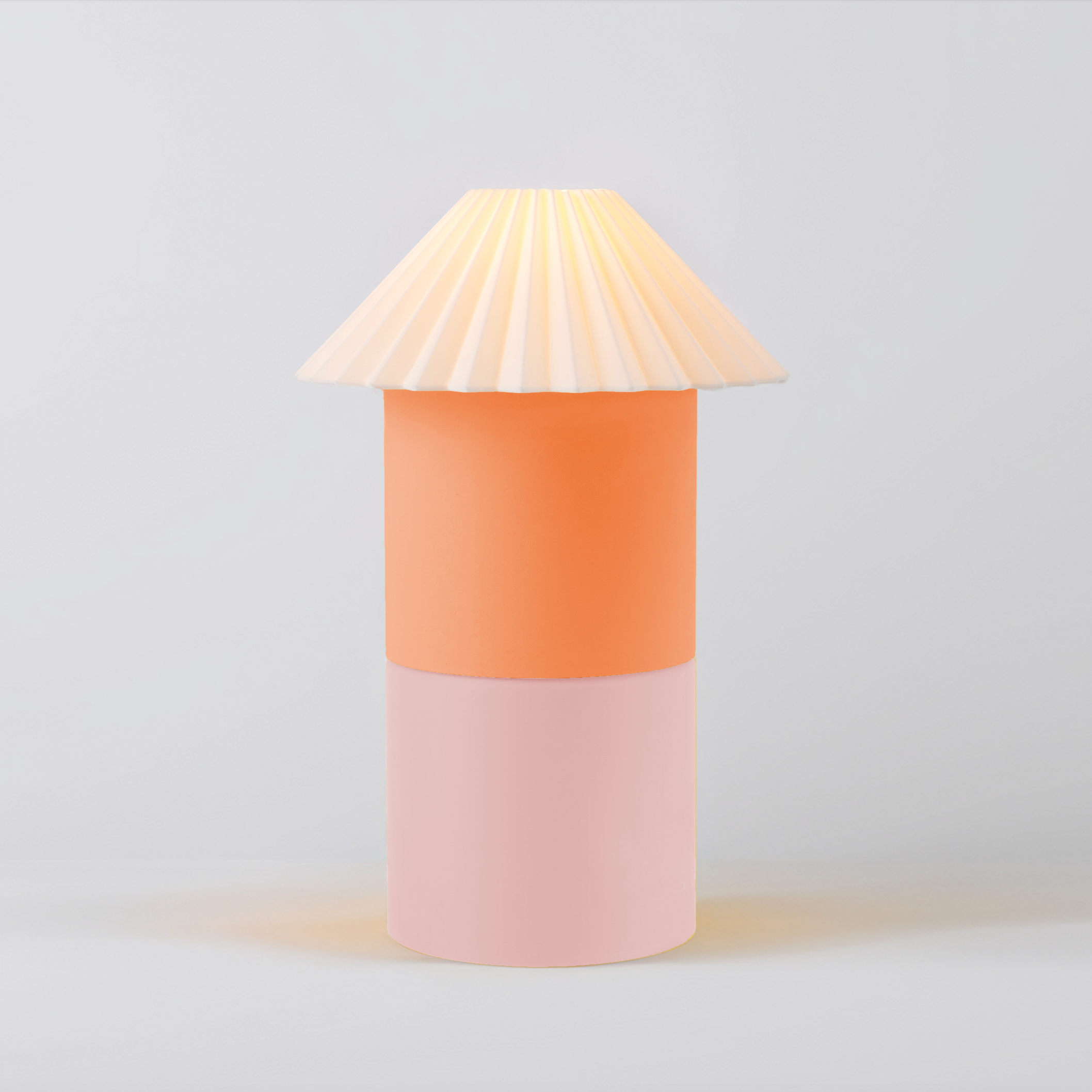 Cici Lamp – Large in Nectar by Nella Home – colorful, modular, stackable table lamp
Cute aesthetic colorful lamp for dopamine decor lovers
Modular, Scandinavian style modern lighting in Nectar – sustainable PLA table lamp
Two-toned Color-block home decor – Nectar Cici Large