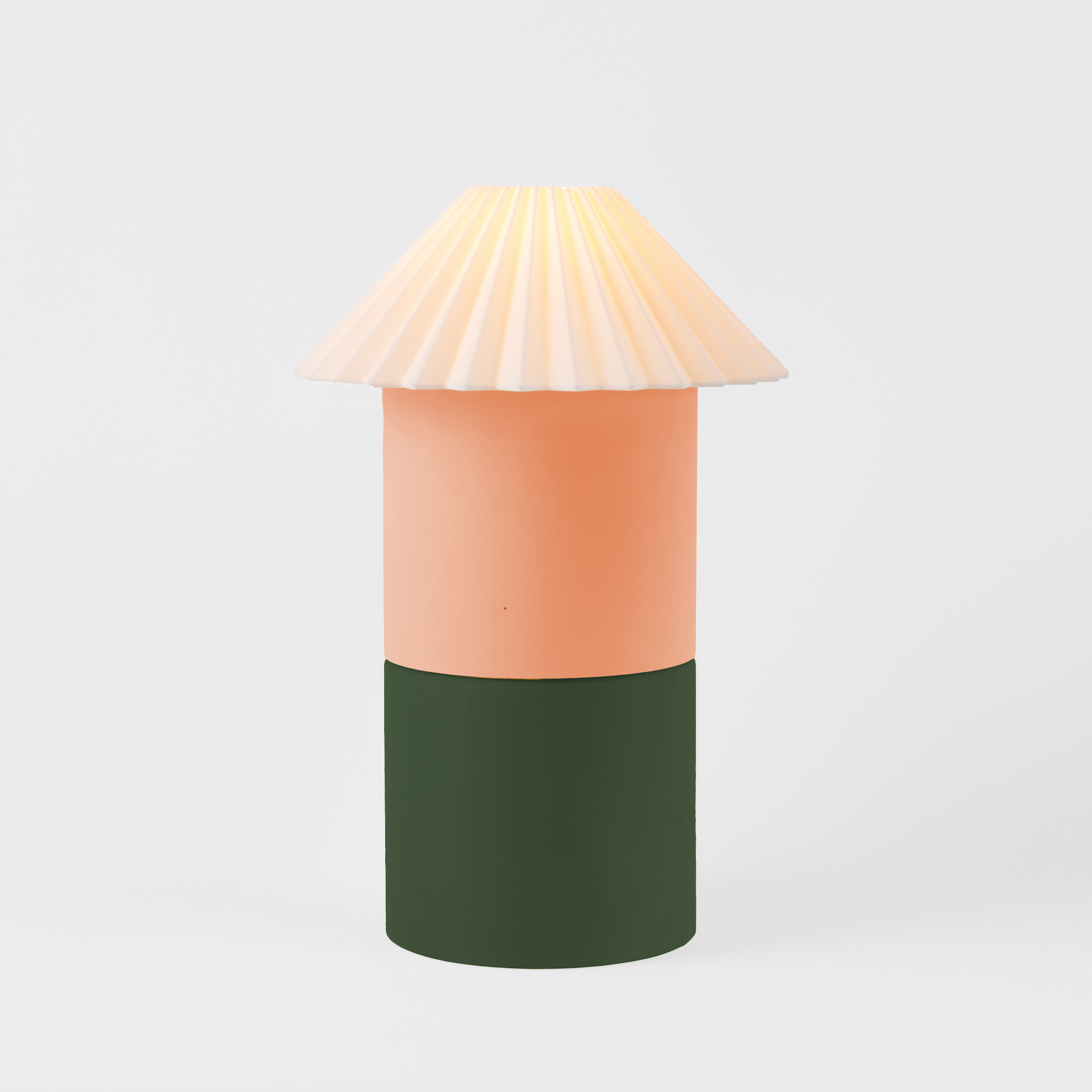 Cici Lamp – Large in Salmon by Nella Home – colorful, modular, stackable table lamp
Cute aesthetic colorful lamp for dopamine decor lovers
Modular, Scandinavian style modern lighting in Salmon – sustainable PLA table lamp
Two-toned Color-block home decor – Salmon Cici Large