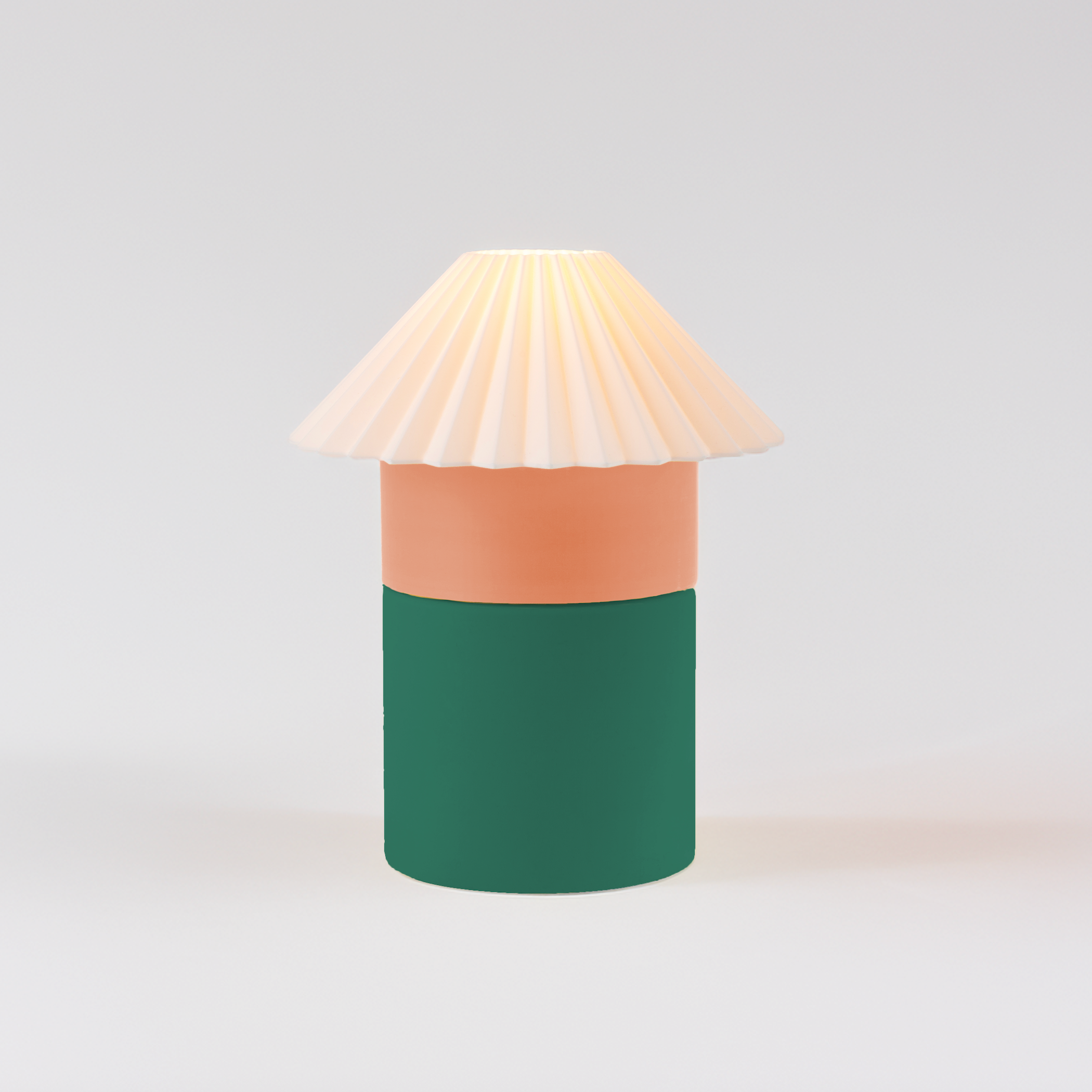 Cici Lamp – Medium in Salmon by Nella Home – colorful modular table lamp
Cute aesthetic colorful lamp for dopamine decor lovers
Modular, Scandinavian style modern lighting in salmon – sustainable PLA table lamp
Two-toned Color-block home decor – Salmon Cici medium