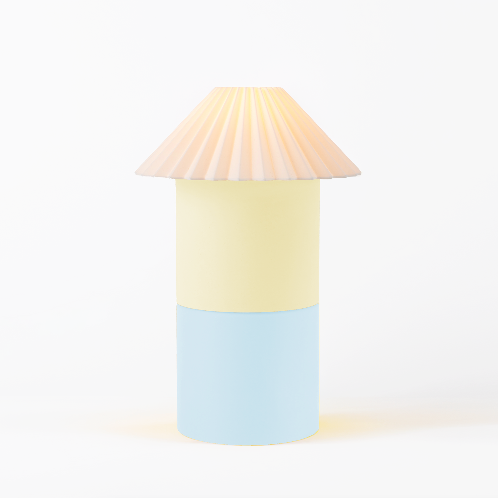 Cici Lamp – Large in Buttercup by Nella Home – colorful, modular, stackable table lamp
Cute aesthetic colorful lamp for dopamine decor lovers
Modular, Scandinavian style modern lighting in Buttercup – sustainable PLA table lamp
Two-toned Color-block home decor – Buttercup Cici Large