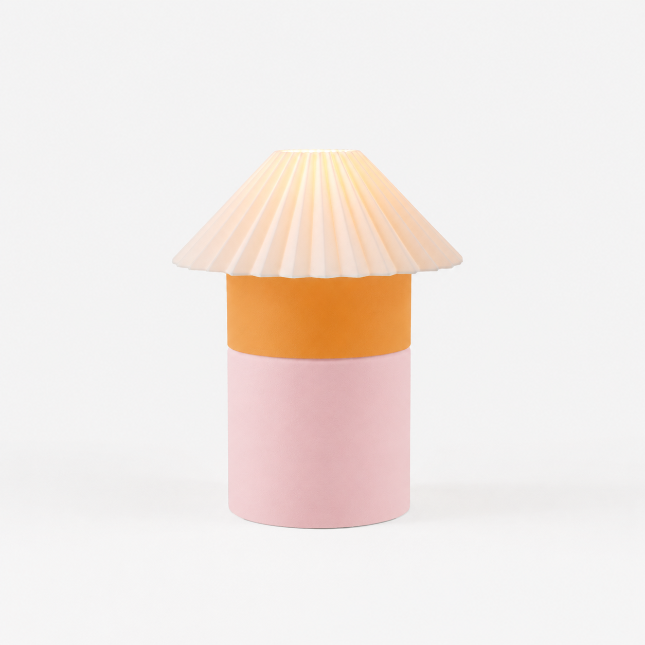 Cici Lamp Medium — colorful, modular bedside table lamp, Charleston, SC