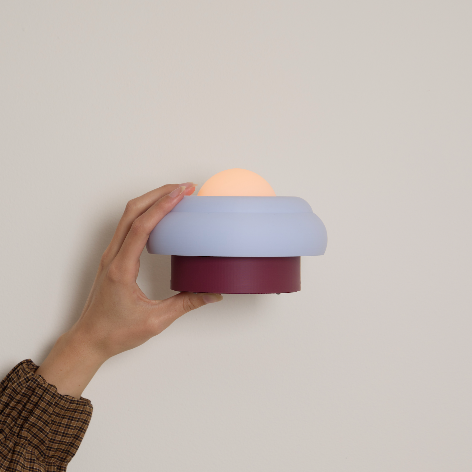 Color-block Portable Wall Sconce